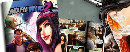 FB game Mafia Wars 2 shows up as i comic book!