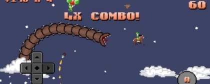 Another FREE game for iOS - Super Mega Worm