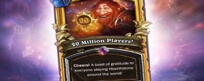 Hearthstone - 20 million players