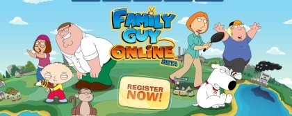 Web browser game Family Guy Online - closed beta and screenshots