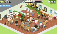 Facebook game Restaurant City - time to finish the meal