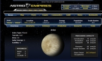 Web browser game Astro Empires again launches speed server