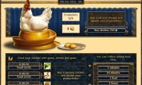 Browser MMO game Grepolis - Golden eggs from Easter Chicken 