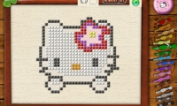 Sewing Hello Kitty
