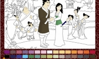 Coloring Mulan