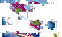 Barney donosaur kids puzzle