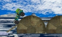 Truck winter drifting