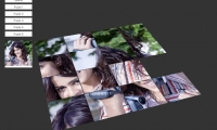 Genelia Dsouza 3D Sliding Puzzle