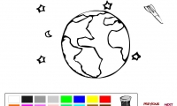 Space Coloring Book
