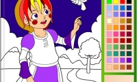 Little Girl Coloring