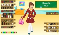 School Girl Barbie Dress Up