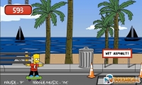 Bart Simpson Skateboarding