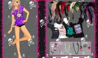 Emo dressup game