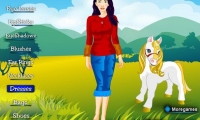 Shetland Pony Girl Dress Up