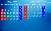 Calendar for PocketPC