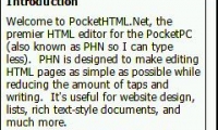 PocketHTML