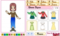 Bratz girl dress up