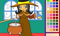 Witch Dorothy Coloring