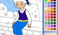 Fairy Boy Coloring