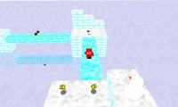 Block Man Snow