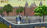 Biking in Amsterdam