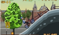 Biking in Amsterdam