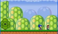 Super Mario and Sonic