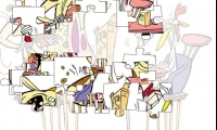 Cow and Chicken Jigsaw Puzzle