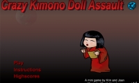 Crazy kimono doll assault