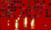 Christmas Candles Jig Saw Puzzle