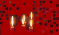 Christmas Candles Jig Saw Puzzle