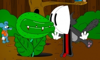 Itchy & Scratchy in Sherblood Forest