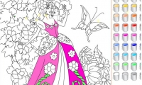 Kids coloring: The butterfly