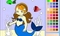 Mermaid Coloring