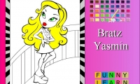 Bratz Yasmin Coloring 2