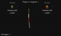 Spear and katana
